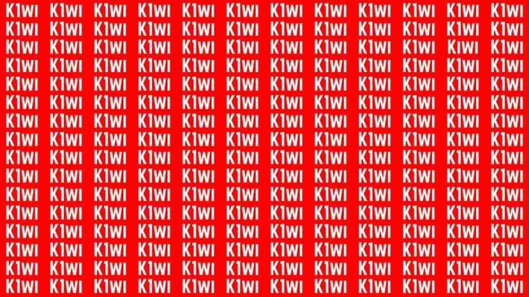 Brain Test: If you have Eagle Eyes Find the Word Kiwi in 15 Secs