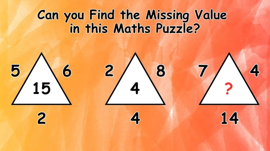 Brain Teaser IQ Test: Can you Find the Missing Value in this Maths Puzzle?