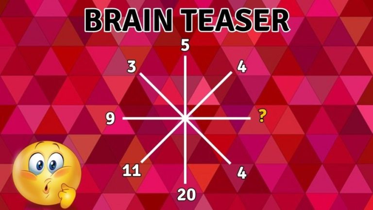 Brain Teaser: If you can Solve this Maths Puzzle you are a Genius