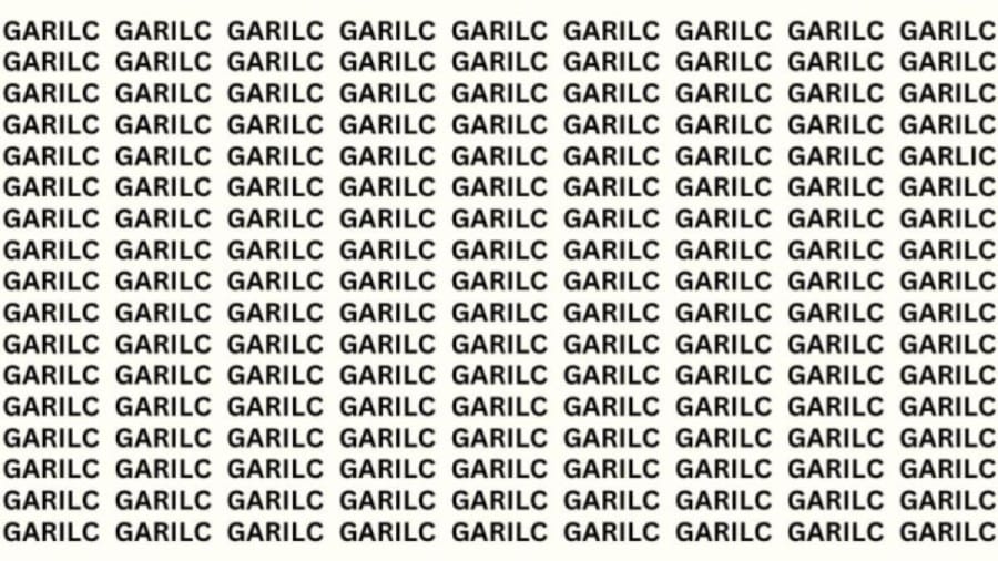 Brain Teaser: If You Have Hawk Eyes Find The Word Garlic In 15 Secs