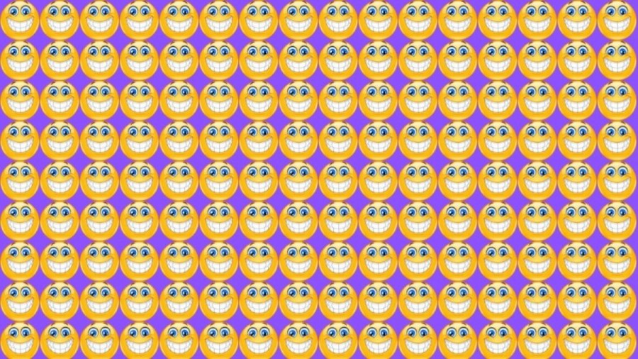 Optical Illusion: Can You Find the Odd Smiley within 10 Seconds?