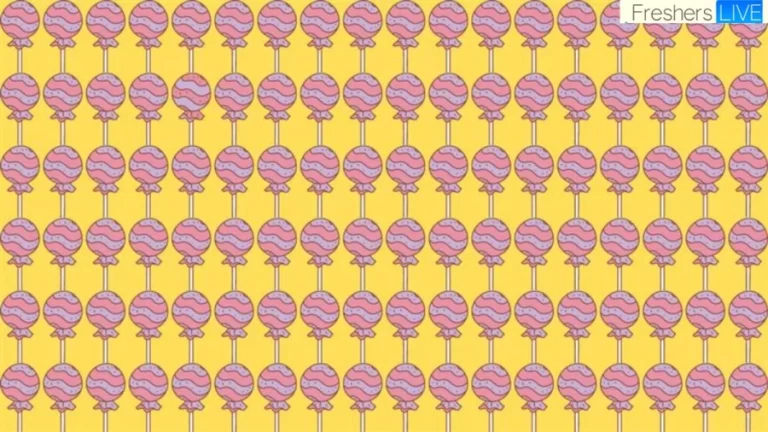 Brain Teaser Vision Test: How Fast Can you Locate The Odd Lollipop?